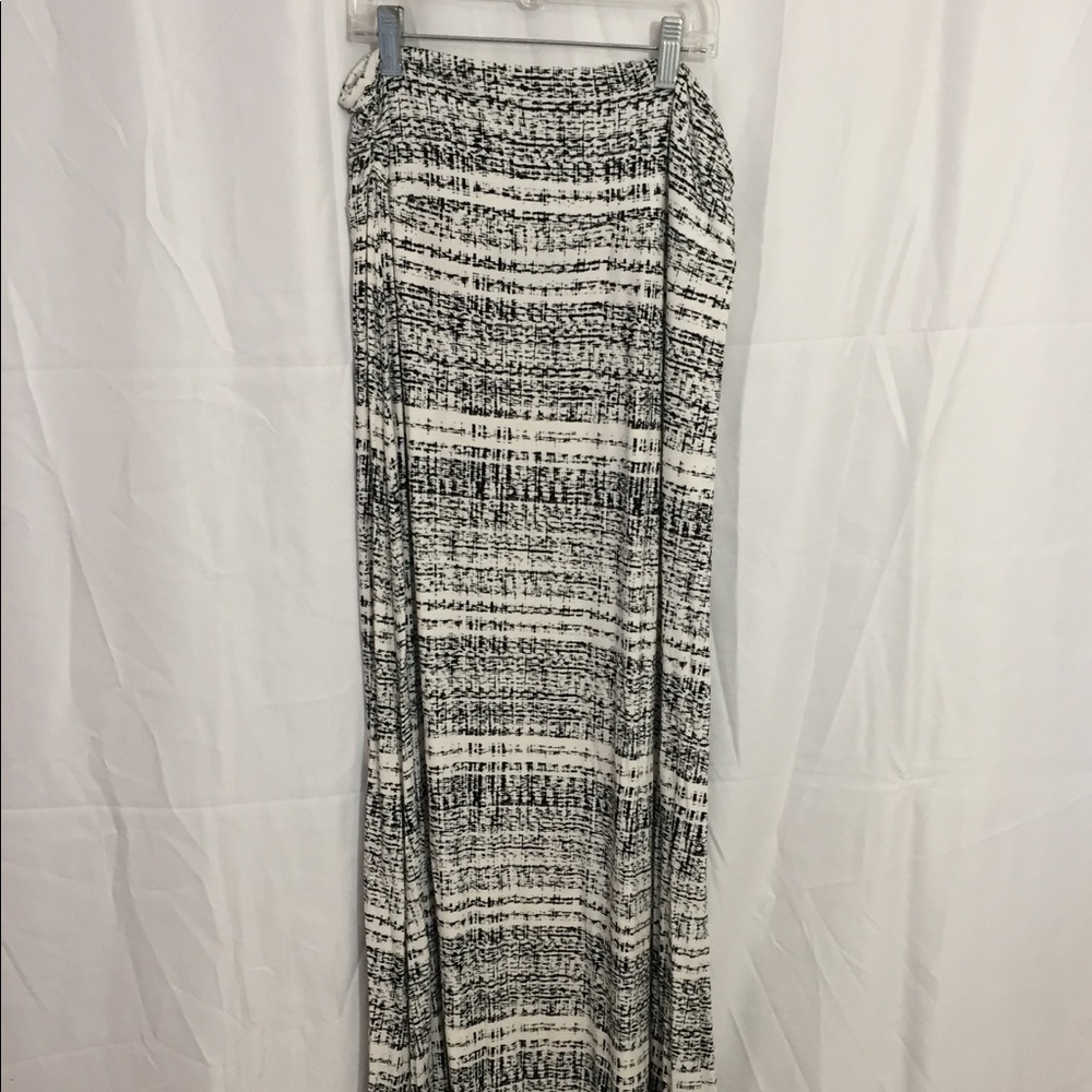 Cynthia Rowley Black and White Maxi Skirt
